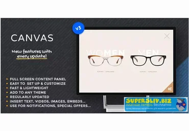 Canvas v3.0 – показывать любой контент на полноэкранном слайде слив
