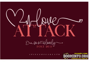 Creativefabrica Love Attack Font 2021 слив