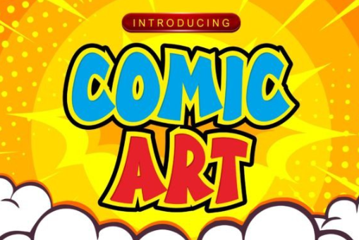 Creativefabrica Comic Art Font 2022 слив курса
