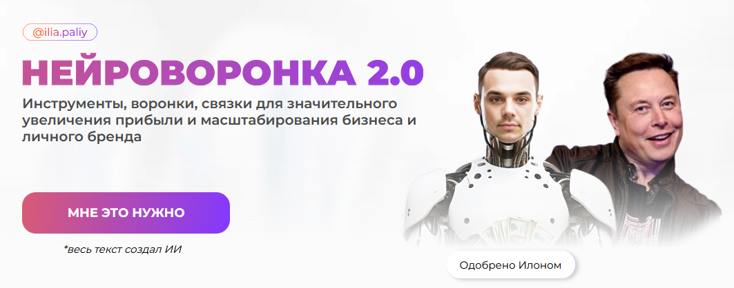 Илья Палий Нейроворонка 2.0 2024 слив курса