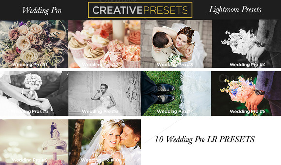 LR Свадебные пресеты для Lightroom, 3 разных набора слив курса