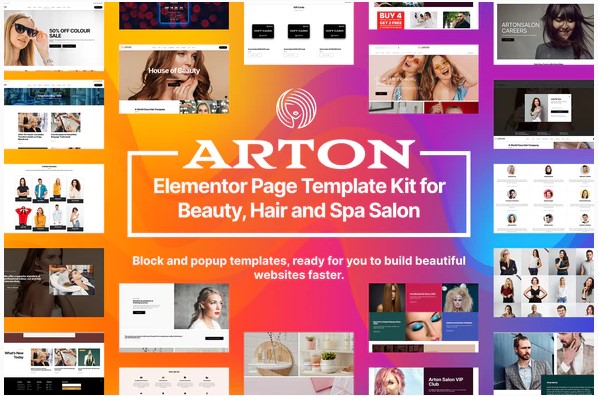 Themeforest Arton - Beauty & Spa Salon Template Kit слив курса