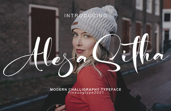 Creativefabrica Alesa Sitha Font 2021 слив курса