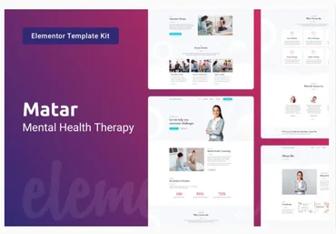 Themeforest Matar — Mental Health Therapy Elementor Template Kit слив
