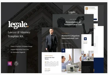 Themeforest Legale - Lawyer & Law Firm Template Kit слив