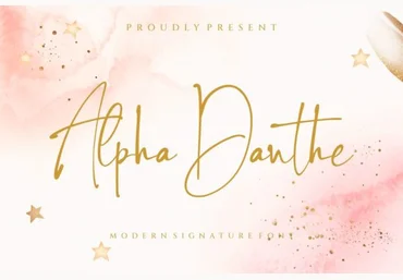 Creativefabrica Alpha Danthe Font слив