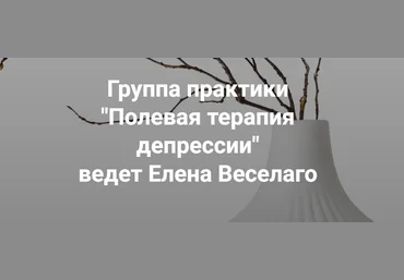 Институт Открытого поля Елена Веселаго ― Группа практики «Полевая терапия депрессии» 2025 слив