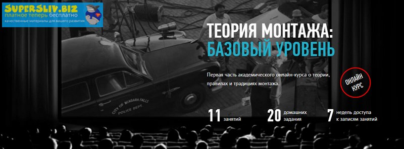 Дмитрий Ларионов Теория монтажа: базовый уровень 2019 слив курса
