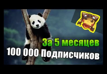 5 месяцев = 100 000 подписчиков Youtube Панда скачать слив