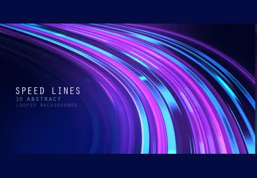 Motionarray Moving Glowing Speed Lines by DA 2021 слив