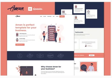 Themeforest Aman — Multipurpose Elementor Template Kit скачать слив