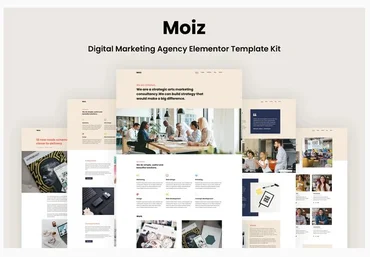 Themeforest Moiz - Digital Marketing Agency Elementor Template Kit слив