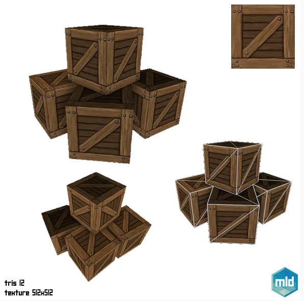 3docean Low Poly Box слив курса