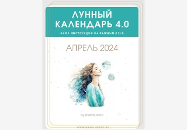 mama.astro Лунный календарь 4.0. Ваша инструкция на каждый день Апрель 2024 слив