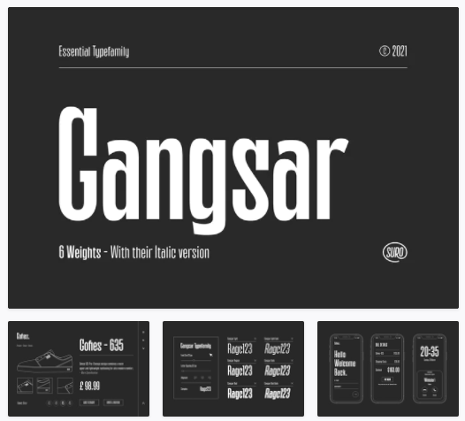 Elements.Envato Gangsar Font 2021 слив курса