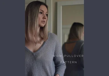 Юлия Старикова staryxo_knit Пуловер Wow 2023 слив