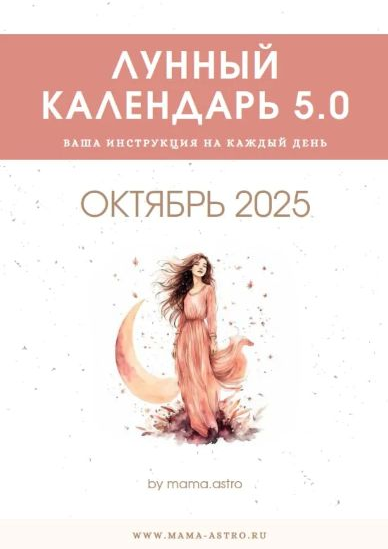 mama.astro Лунный календарь 5.0. Ваш инструмент на каждый день Октябрь 2025 слив курса