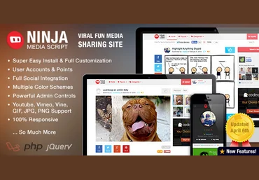 CodeCanyon - Ninja Media Script Скрипт для создания медиапортала слив
