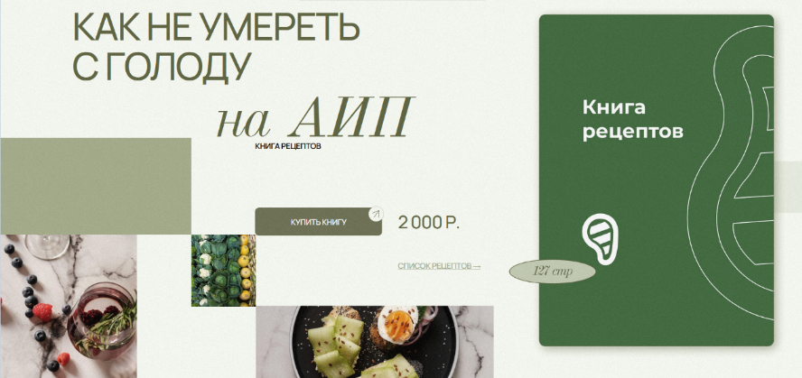 Аалия Маджид Книга рецептов для АИП 2024 слив курса