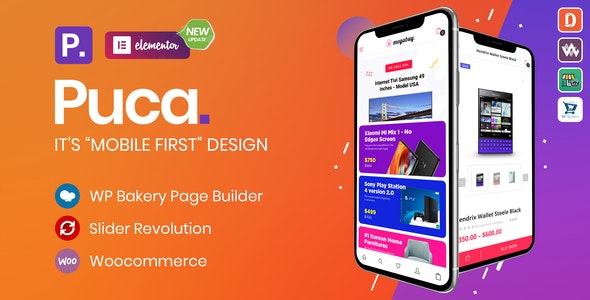 WP Puca v2.0.0 RUS - премиум тема для интернет-магазина WooCommerce ThemeForest слив курса