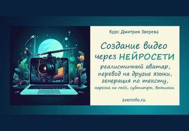 Дмитрий Зверев Создание видео в нейросетях 2024 слив