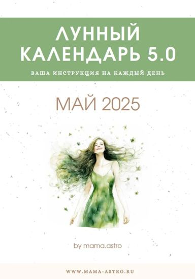 mama.astro Лунный календарь 5.0. Ваша инструкция на каждый день Май 2025 слив курса