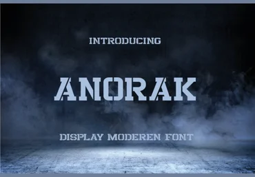 Creativefabrica Anorak Font 2021 слив