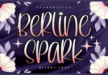 Creativefabrica Berline Spark Font 2021 слив