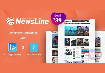 Themeforest Newsline v3.1 - новостной Joomla шаблон слив