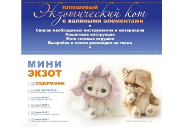 Мастер-класс «мини экзот». Автор Рина Буше. слив