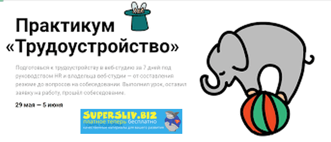 Академия Верстки Трудоустройство 2019 слив курса