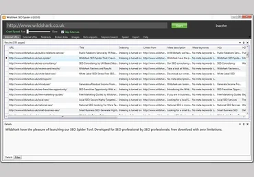 Wildshark SEO Spider Tool: инструмент для аудита сайтов слив