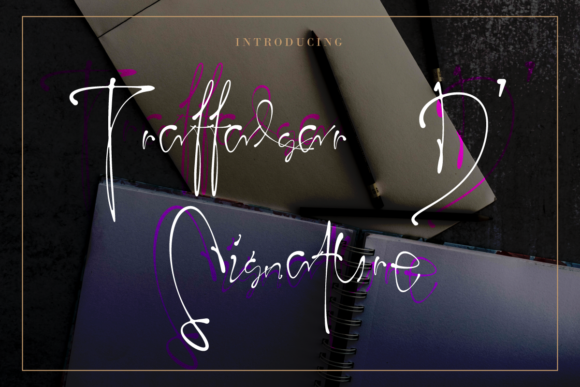 Creativefabrica Trafalgar D’ Signature Font слив курса