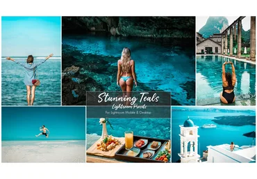 Creativemarket Stunning Teals Lightroom Presets 2020 слив