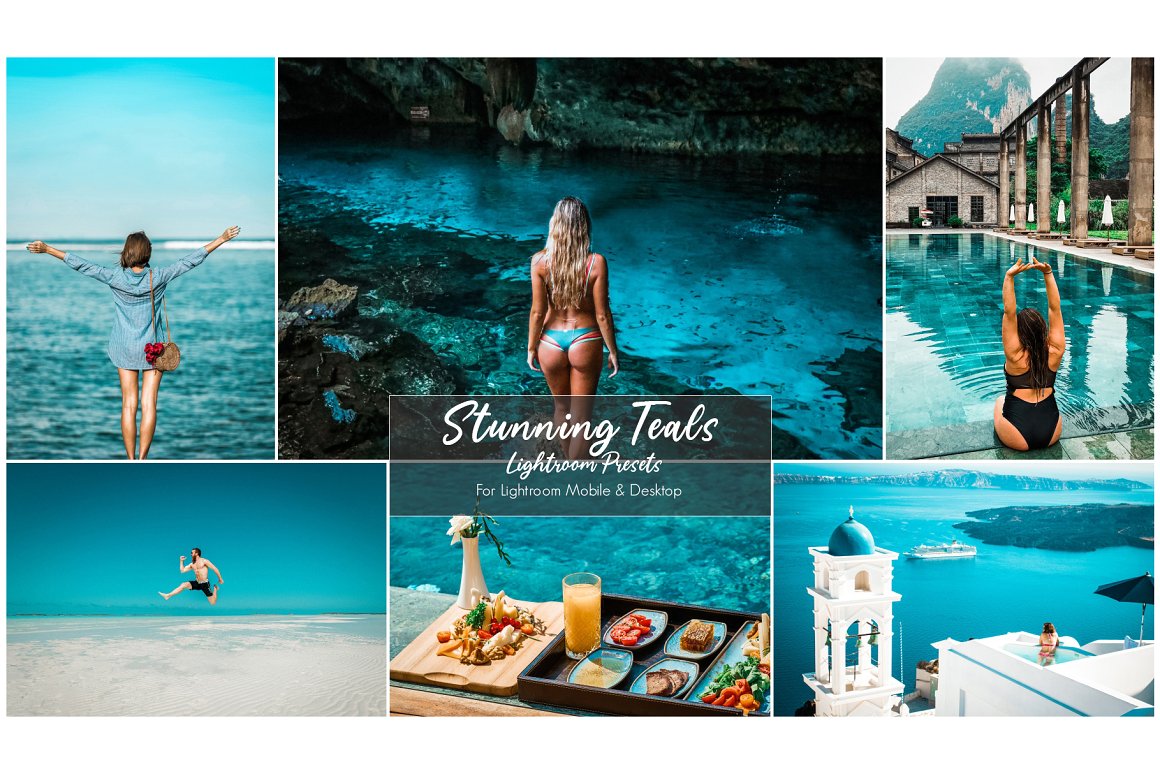 Creativemarket Stunning Teals Lightroom Presets 2020 слив курса