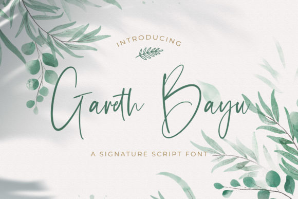 Creativefabrica Gareth Bayu Font слив курса