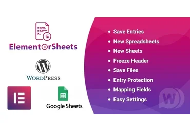 CodeСanyon ElementorSheets v2.2 - аддон Elementor для электронных таблиц Google слив