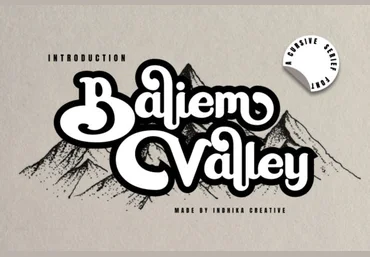 Creativefabrica Baliem Valley Font слив