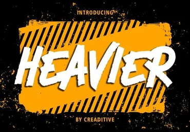 Creativefabrica Heavier Font 2021 слив