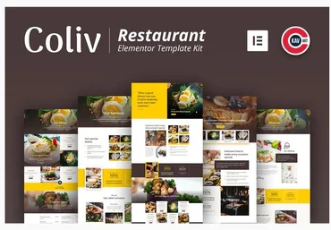 Themeforest Coliv - Restaurant Template Kit слив