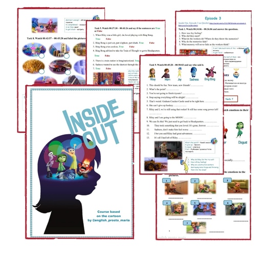 English_prosto_maria Курс по мультфильму «Inside out» 2022 слив курса