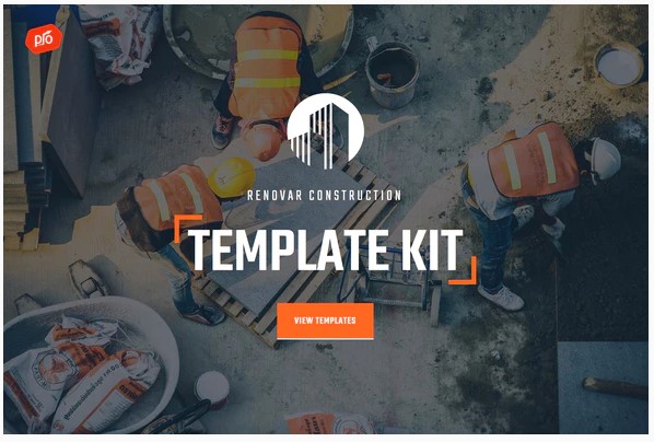 Themeforest Renovar - Construction Template Kit слив курса