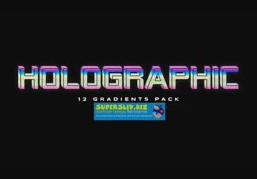 Creativemarket 12 Holographic Gradients 2019 скачать слив