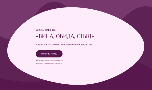 Игорь Мочалов Вина, обида, стыд 2021 слив курса