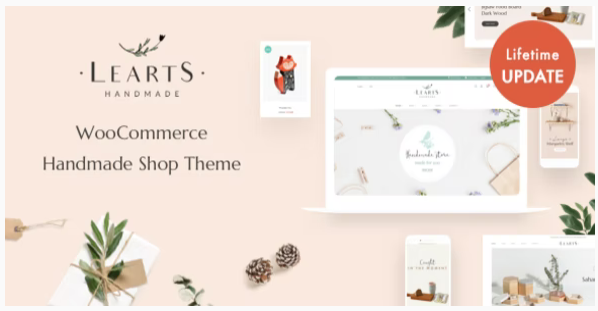 Themeforest LeArts - Handmade Shop WooCommerce WordPress Theme 2021 слив курса