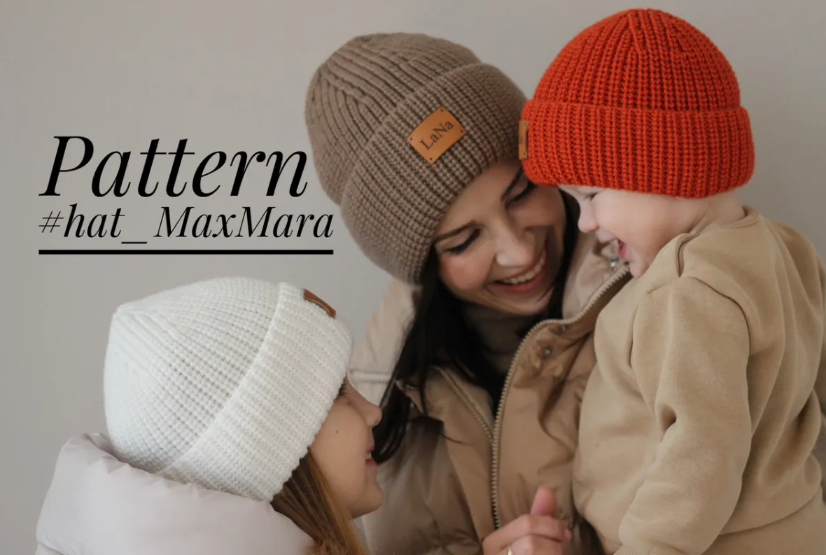 Лариса Попович la.na.knit Шапка MaxMara 2023 слив курса