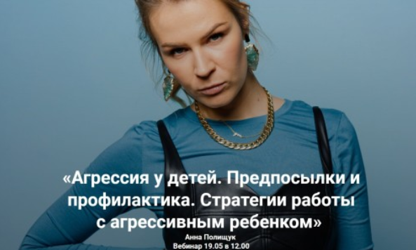 Анна Полищук Агрессия у детей. Предпосылки и профилактика 2023 слив курса