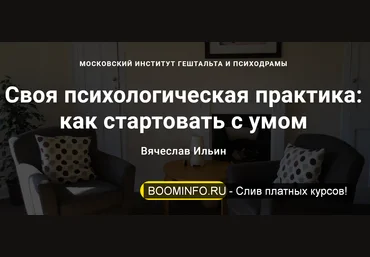 Вячеслав Ильин Своя психологическая практика: как стартовать с умом 2019 слив