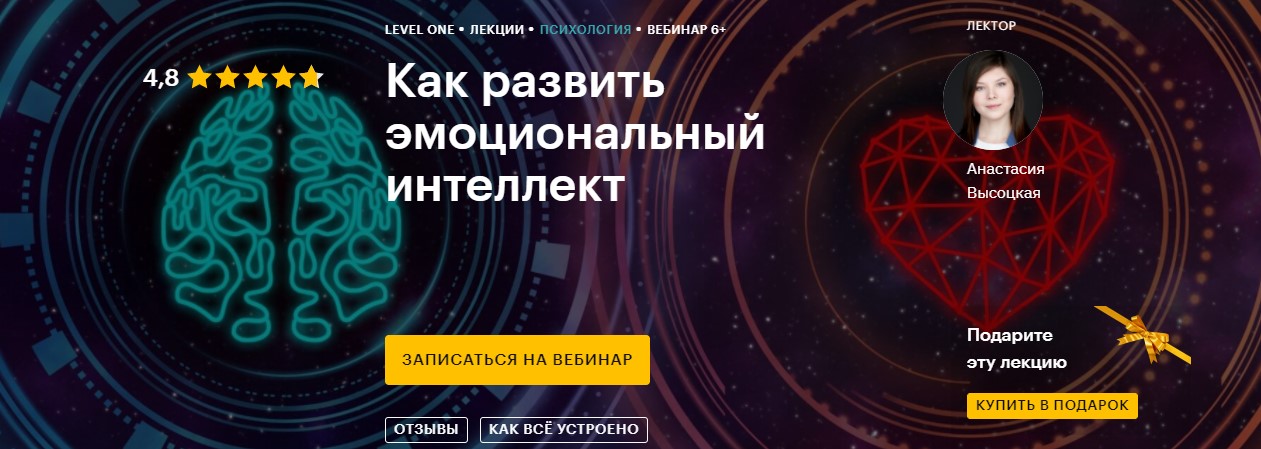 Анастасия Высоцкая Как развить эмоциональный интеллект 2020 слив курса