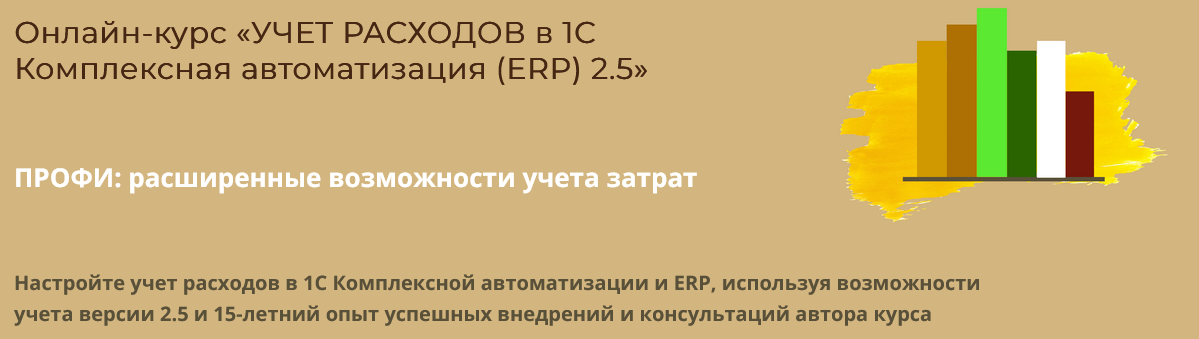 Дарья Мошкина Практика-учета.рф Учет расходов в 1С Комплексная автоматизация ERP 2.5 2025 слив курса